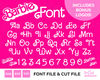 Retro Barbi Font Letters 1970s 1980s Curls Babe Doll includes bonus logos  SVG OTF TTF Clipart Digital Download Sublimation Cricut Cut File - 1.jpg