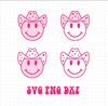 Star Print Hat Smiley Face SVG PNG DXF Disco Cowboy Smiley Cow Print Cowboy Hat - 1.jpg