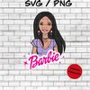 Black Doll, Afro Barb, Brunette Babe, Birthday Girl Doll, SVG, PNG, Cut File, Iron on, Transfer, Sublimation Digital Instant Download - 1.jpg