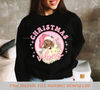 Retro Chocolate Santa png, Christmas Vibes Sublimation file for Shirt Design, Digital download Pink Santa Claus Png - 4.jpg
