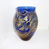 Cobalt blue hand painted vase. living collectibles  (13).jpg