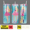 Barbie Tumbler Wrap, Come On Barbie Sublimation, Barbie Doll Tumbler Wrap, Lets Go Party Tumbler PNG, 20 oz Barbie Tumbler PNG (28).jpg