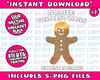 Make Christmas Great Again Gingerbread Man Trump Hair Png Bundle, Trending Png, Popular Printable - 2.jpg