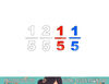 One Fifth Two Fifth Red Fifth Blue Fifth Funny Math Humor  png, sublimation copy.jpg