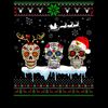 Christmas Three Mexican Flower Sugar Skull Ugly Sweater 4.jpg