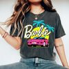 Barbie Comfort Colors shirt, Barbie Movie 2023 Shirt, Party Girls Shirt, Doll Baby Girl, Birthday Shirt, Barbie Car Corvette Palm Shirt - 1.jpg