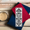 bookmark cross stitch pattern monochrome