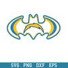 Batman Los Angeles Chargers Svg, Los Angeles Chargers Svg, NFL Svg, Png Dxf Eps Digital File.jpeg