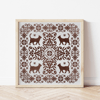 monochrome cat cross stitch pattern