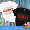 Merry Merry Merry Christmas svg, merry Christmas svg, Christmas shirt design, Holiday shirt cut file - 2.jpg