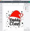 Mommy Claus Svg, Daddy Claus Svg, Mom Christmas Svg, Christmas Svg, Santa Claus Hat, Pregnancy reveal svg, File for Cricut, Png, Dxf - 6.jpg