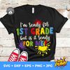 I'm ready for first grade but is it ready for me svg, 1st Grade svg, First day of school svg, Hello First Grade, Back to school svg shirt - 1.jpg
