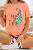 Witch Tee, Bad Witch Vibes Vintage Style Halloween, Graphic Tee, Comfort Colors Vintage, Comfort Colors T-shirt, Oversized Tee,  Halloween - 3.jpg