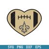 Heart New Orleans Saints Svg, New Orleans Saints Svg, NFL Svg, Soprt Svg, Png Dxf Eps Digital File.jpeg