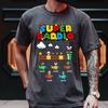 Custom Kidnames Super Daddio Shirt, Super Mario T-Shirt, Father's Day Shirt, Dad Birthday Shirt, Gamer Dad Sweatshirt, Gift for him - 4.jpg