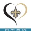 New Orleans Saints Baseball Heart Svg, New Orleans Saints Svg, NFL Svg, Png Dxf Eps Digital File.jpeg
