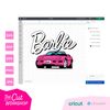 Barbi Car Convertible Corvette Palms Pink Babe Doll Girly Retro 80s  SVG PNG JPG Clipart Digital Download Sublimation Cricut Cut File Dxf - 5.jpg