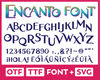 Encanto Font Alphabet OTF TTF SVG Digital Download Letters Numbers  Includes Accents and Punctuation! Abecedario Encanto Cricut Silhouette - 1.jpg