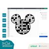 Mickey Ears Checkered Crossword Puzzle Style   SVG Clipart Digital Download Sublimation Cricut Cut File Png Dxf Eps Jpg - 4.jpg