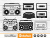 Boombox Mixtape SVG, Old Boombox SVG, Mix Tape SVG, Cassette Tape - 1.jpg