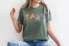 Custom Birth Month Shirt, Birth Flower Shirt, Grandma Gift, Mother days Gift, New Mom Gift, Mama Shirt, Personalized Flower shirt - 3.jpg