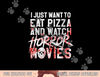 Funny Horror Movie Fan Gift - Halloween Pizza  png,sublimation copy.jpg