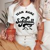 Softball Team Template, Svg Png Dxf Eps, Retro Softball Design, Softball Team Shirts, Softball Mom Shirt, Cricut, Silhouette, Team Logo - 1.jpg