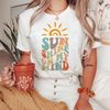 Sunshine On My Mind SVG PNG Sublimation - Retro Vacation Shirt Png, Groovy Summer Design - Beach Motivational svg, Positive Summer DTF Dtg - 1.jpg