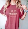 Customer Request Comfort Colors Taylor Swiftees The Eras Tour Shirt Fck the Patriarchy from the Red Era Taylor's Version Tshirt for Women - 1.jpg