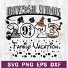 Universal Studios 2023 family Vacation SVG
