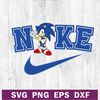 Sonic nike logo SVG
