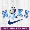 Bluey Bandit Heeler Nike logo SVG