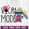 Vacay mode stitch Disney SVG