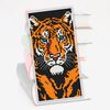 cross stitch bookmark pattern tiger
