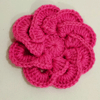 3D crochet flower pattern