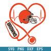 Stethoscope Heart Cleveland Browns Svg, Cleveland Browns Svg, NFL Svg, Png Dxf Eps Digital File.jpeg