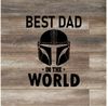 Best Dad In The World, SVG PDF PNG EPs Instant Digital Download Clipart Vector Outline Stencil - 1.jpg