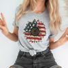 America Sunflower Shirt, USA Flag Flower T Shirt, Gift For American, 4th Of July Flag Graphic T-Shirt, Freedom TShirt, Independence Shirt - 4.jpg