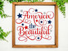 America the Beautiful SVG, 4th of July SVG, Patriotic, Digital Download, Cut File, Sublimation, Clip Art (includes svgpngdxfjpeg formats) - 3.jpg
