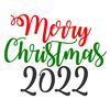 Merry Christmas 2022 SVG, Christmas 2022 Sign SVG, Digital Download, Cut File, Sublimation, Clip Art (individual svgdxfpngjpeg files) - 1.jpg