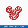 Mouse Head Ho Ho Ho Svg, Mickey Mouse Svg, Christmas Svg, Png Dxf Eps File.jpeg