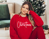 Christmas Crewneck Sweatshirt, Merry Christmas Sweatshirt, Merry and Bright Shirt, Women Christmas Sweater, Xmas Tshirt, Christmas Sweater - 2.jpg
