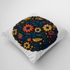 cross stitch cushion pattern flowers