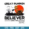 Snoopy Great Pumpkin Believer Since 1966 Svg, Halloween Svg, Png Dxf Eps Digital File.jpeg