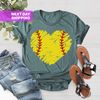 Distressed Softball Heart Shirt, Baseball Heart Shirt, Distressed Baseball Shirt, Softball Shirt, Softball Heart Shirt, Softball Mom Shirt - 2.jpg