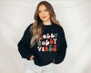 Holly Jolly Sweatshirt, Christmas Holly Jolly Vibes Sweater, Christmas Shirt, Christmas Squad, Retro Xmas Sweatshirt, Ladies Christmas Gift - 2.jpg