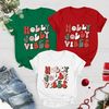 Holly Jolly Sweatshirt, Christmas Holly Jolly Vibes Sweater, Christmas Shirt, Christmas Squad, Retro Xmas Sweatshirt, Ladies Christmas Gift - 4.jpg