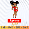 Supreme girl Svg, Fashion Brand Svg,Famous Brand Svg, Lv Silhouette Svg Files, Layered Files, Supreme PNG-SVG-EPS-DXF