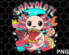 Cute Axolotl Lover Snaxolotl png, Food Sweets Kids Boys Girls png Download - 1.jpg
