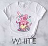 Kawaii Pastel Goth Cute Creepy Rabbit Menhera Occult Bunny - Unisex Form T-Shirt8.jpg